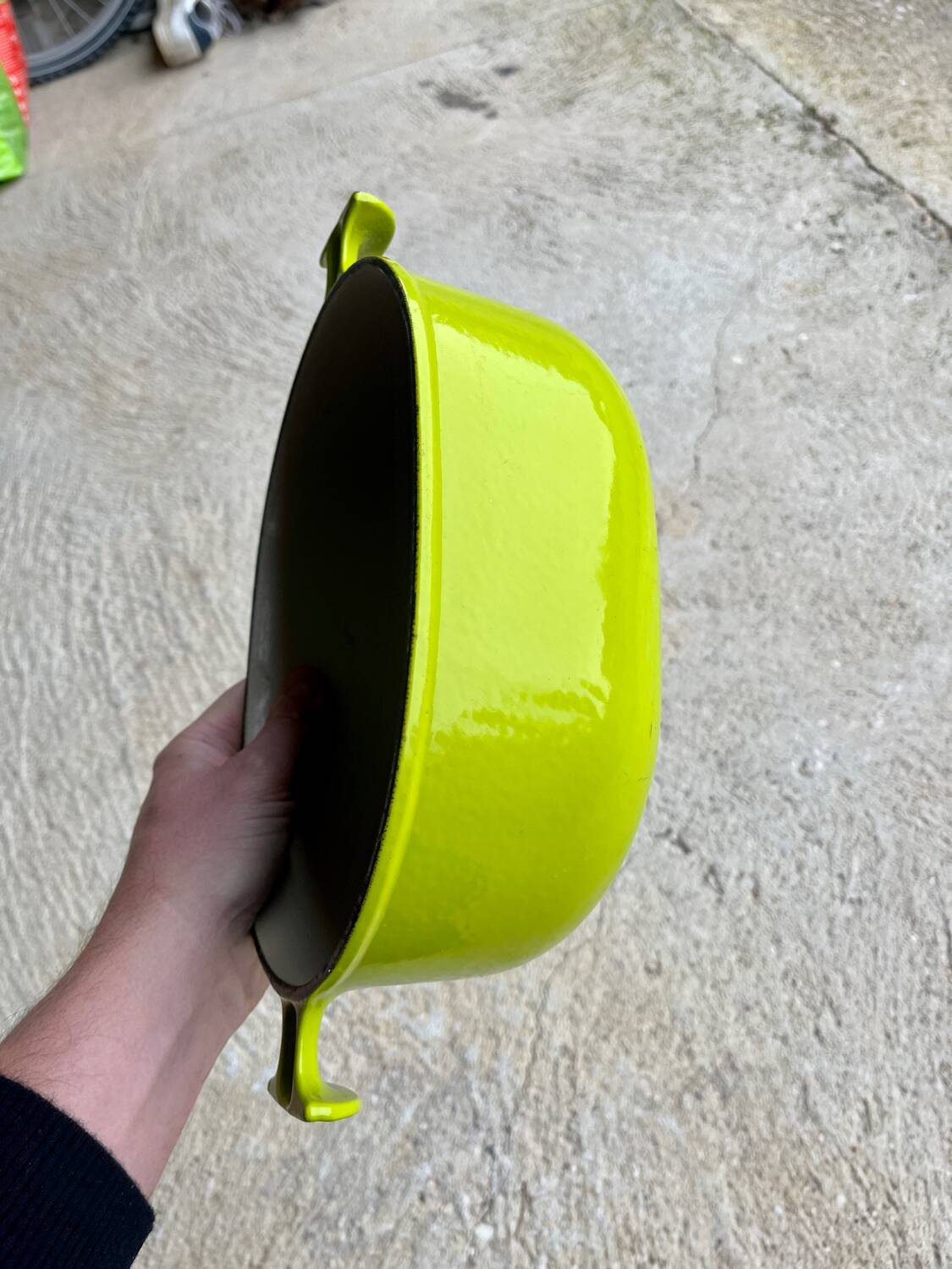 Vintage cocotte le creuset Mama 25 par enzo mari
