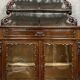 Superb curved display cabinet from the Napoléon III period, made of mahogany.