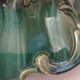 Large turquoise earthenware planter in Art Nouveau style - Jérôme Massier