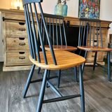 Series of 4 Scandinavian chairs