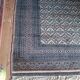 Tapis oriental vintage des années 1980. Travail artisanal, laine de soie