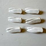 Set of 6 old Louis Sicard knife holders