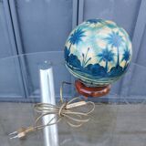 Table lamp night light globe luminous desert oasis