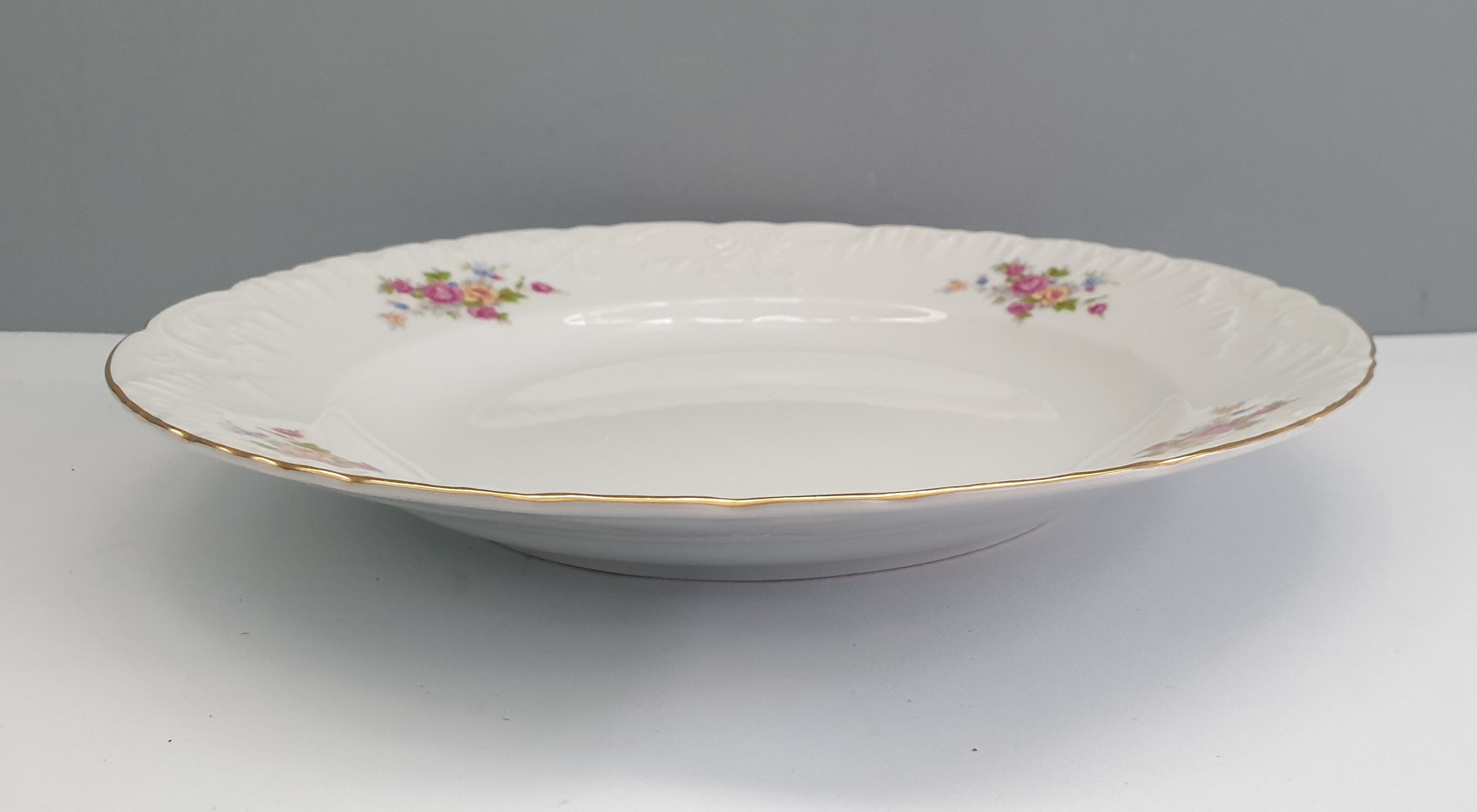 Vintage round porcelain dish prestige collection