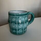 Pot with handle by Robert Picault Vallauris 1960