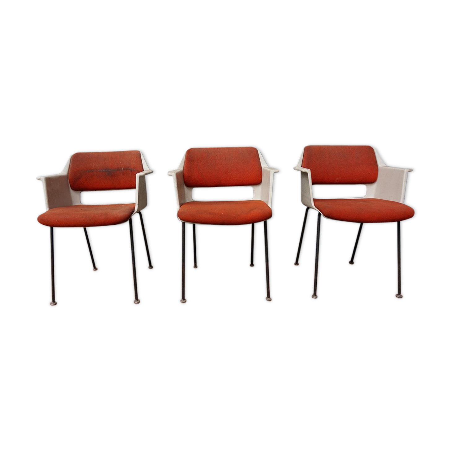 Set of 3 vintage chairs