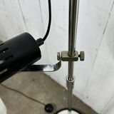 Aluminum floor lamp from the 60s