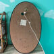 Sublime Vintage Oval Mirror with Lights (1970s/1980s) 50x80 cm – Style