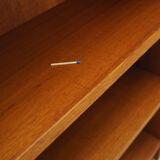Teak bookcase, Danish design, 1970s, production: Denmark
