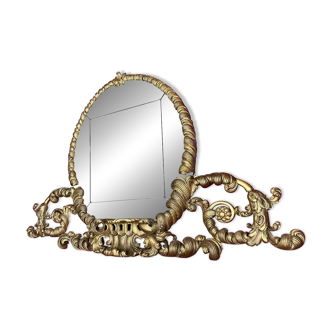 19th Century Florentine Eclectic Gilt Wood Mirror with Cinematic Provenance