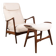 Grand Fauteuil Norvégien en Teck avec Ottoman, Folke Ohlsson pour Westnofa.