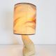 Arts & Crafts Style Brutalist Natural Stone Table Lamp, 1970s