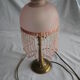Brass bedside lamp with tassel