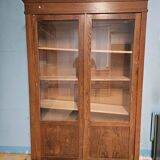 Antique oak administration cabinet