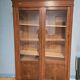 Antique oak administrative cupboard