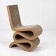 Chaise Wiggle Easy Edges avec tabouret par Frank Gehry pour Vitra