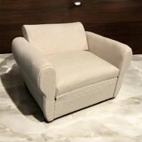 30's armchair with storage space under the seat