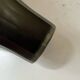 Vintage frosted grey vase