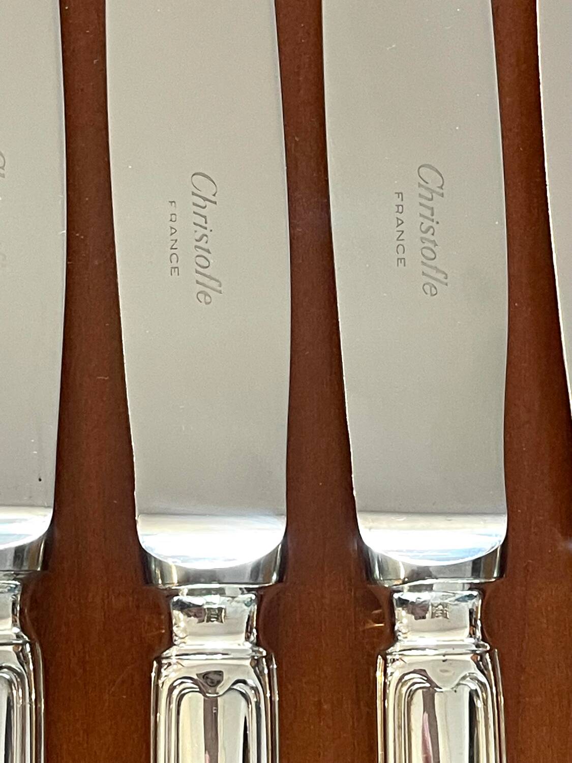 Christofle Chinon 12 table knives 24.5 cm