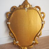 Small mirror with gold molding