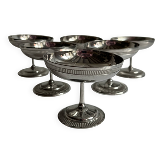 Stainless steel ice cream cups