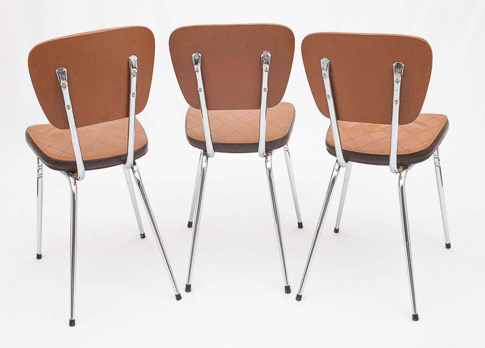 Set of 6 vintage kitchen chairs, 1970