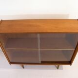 Low library, 1960s teak display case