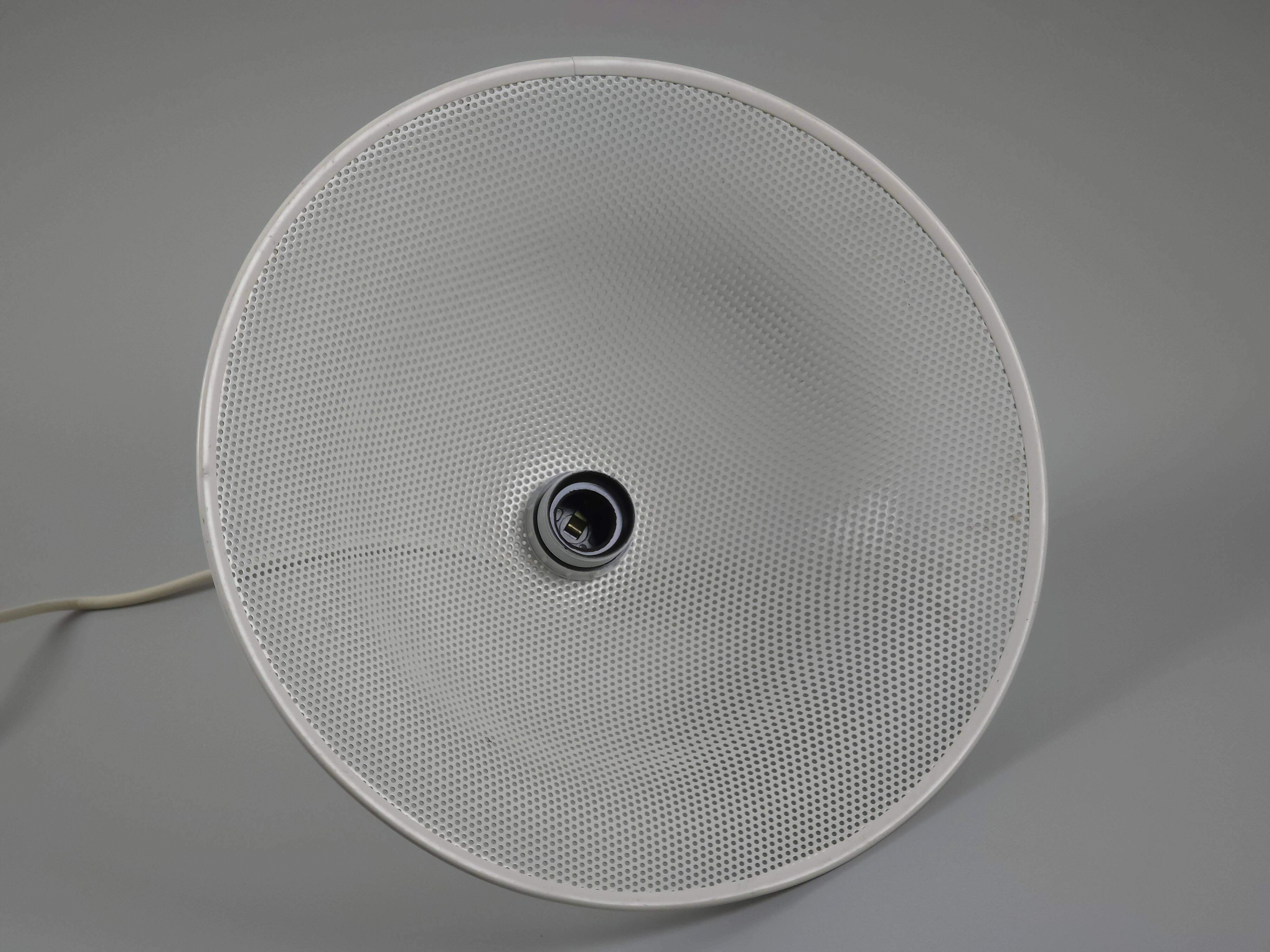 Vintage 1980s Postmodern-Industrial Perforated Pendant Lamp By Massive.