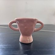 Vase artisanal rose