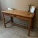 1950s solid wood farmhouse desk/table