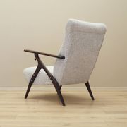 Beech armchair, Italian design, 1970s, production: Italy