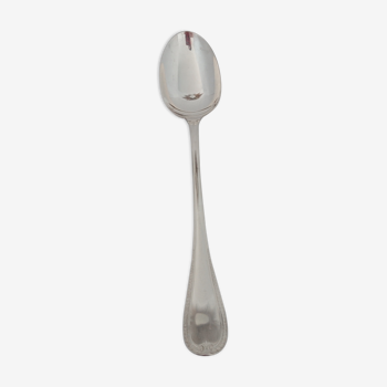 Christofle silver metal serving spoon, malmaison model