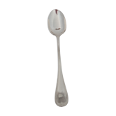 Christofle silver metal serving spoon, malmaison model