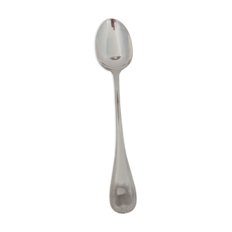 Christofle silver metal serving spoon, malmaison model