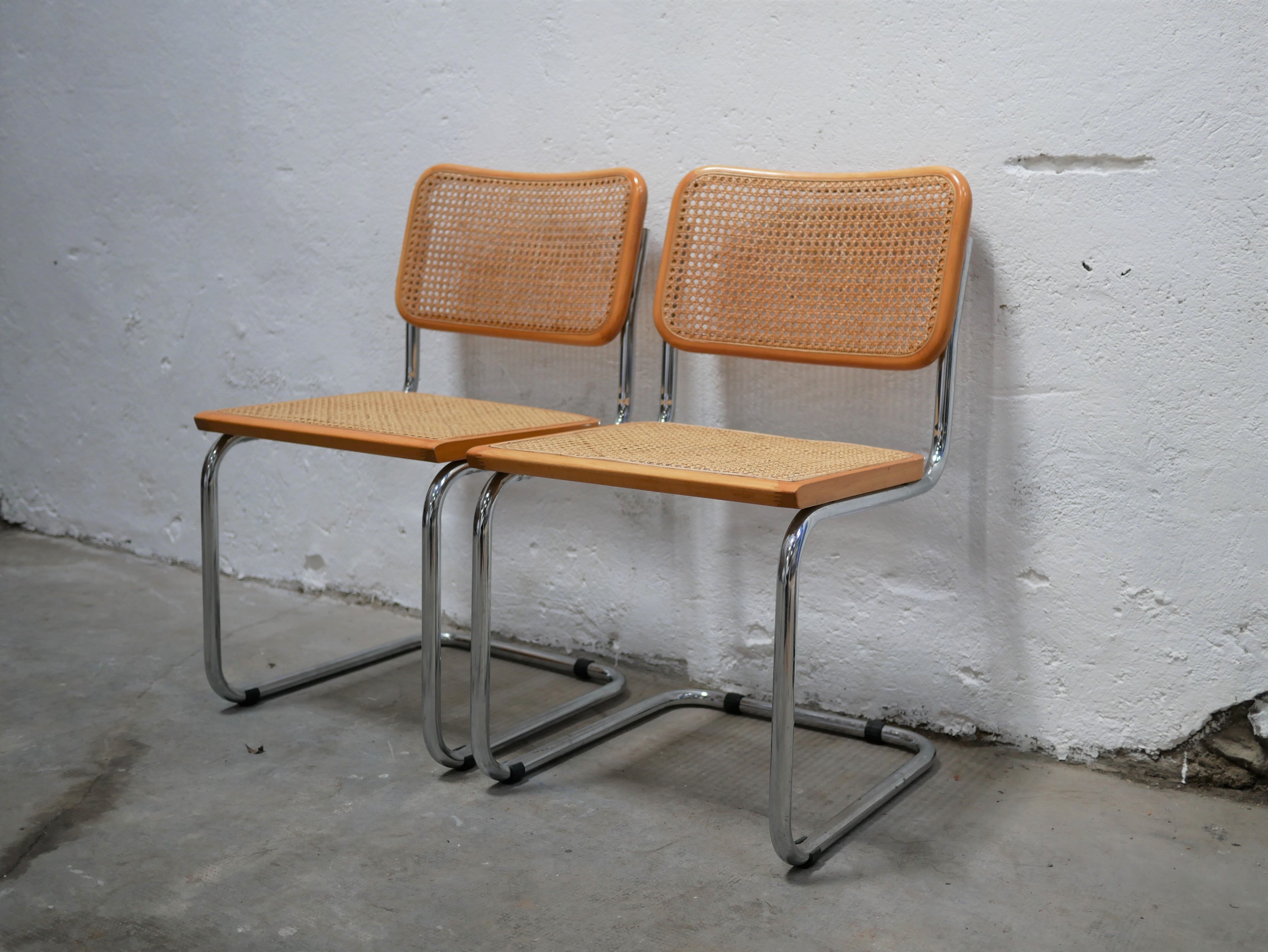 Chair B32 by Marcel Breuer, Made in Italy