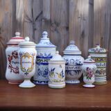 Pharmacy jar or porcelain apothecary jar
