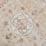 7x11 Vintage Large Area Handmade Wool Oushak Vintage Rug, 216x335 Cm