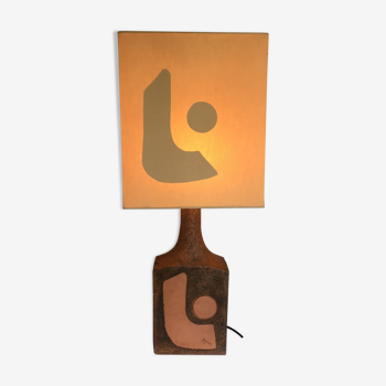 Rock and Bobois terracotta lamp