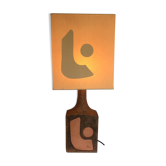 Lampe terre cuite Roche et Bobois