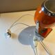 Orange eye ball wall lamp