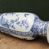 Gien baluster vase, Japanese decor