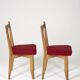 Pair of chairs Guillerme and Chambron 1960s