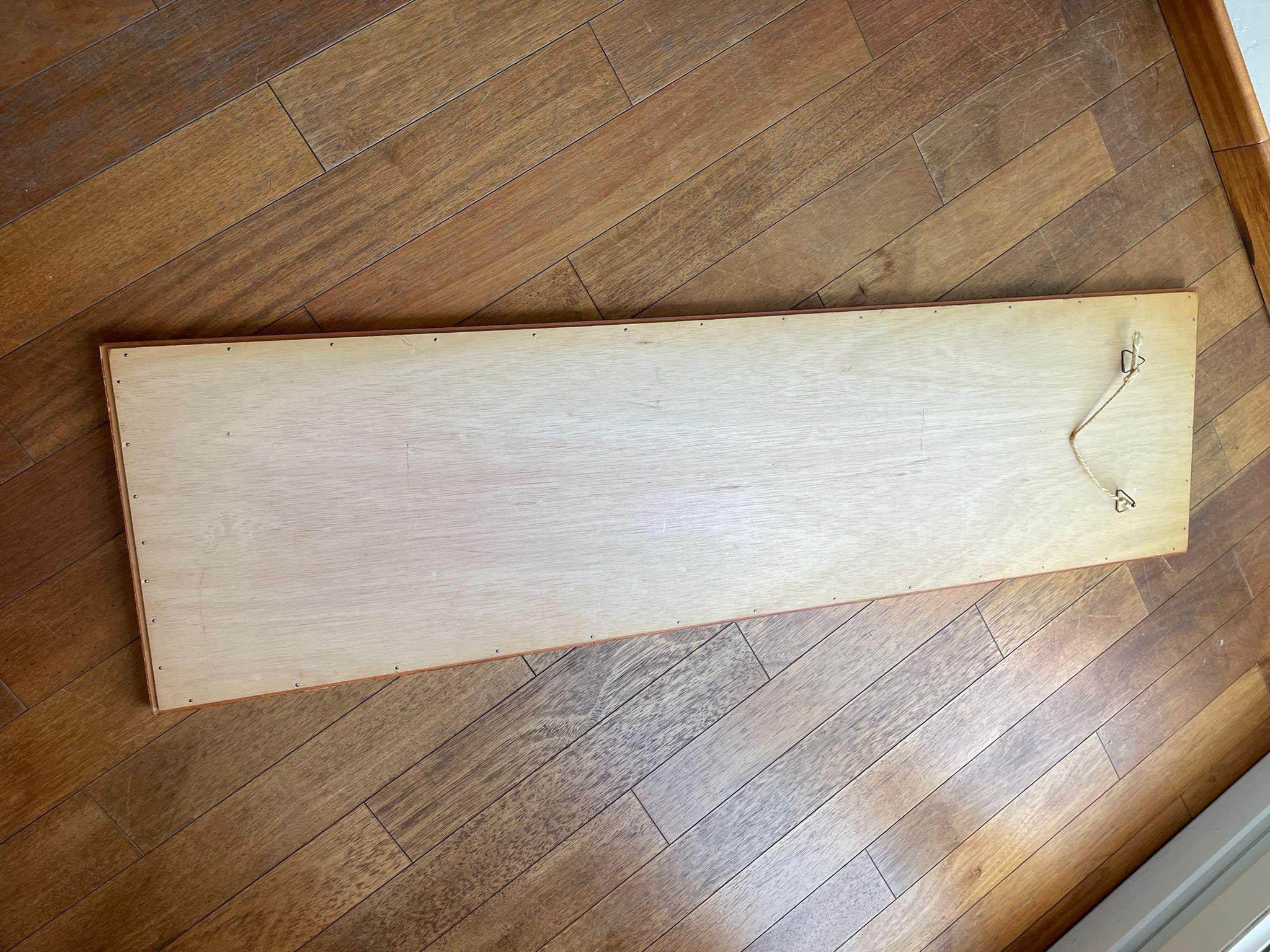 Long mirror golden frame