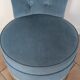 Fauteuil crapaud en velours