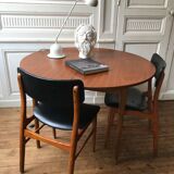 Vintage table with central extension