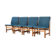 Set of 4 dining chairs model 3232 by Borge Mogensen for Fredericia Denmark 1958