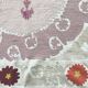 Vintage hand-embroidered tablecloth 122x131 cm