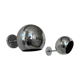 Pair of adjustable wall lights, chromed metal, France 1970