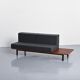 Cansado bench in mahogany by Charlotte Perriand, circa 1962.