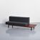 Cansado bench in mahogany by Charlotte Perriand, circa 1962.
